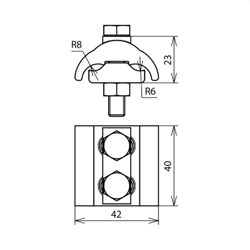 Dehn & Söhne Parallelverbinder 306100 Cu 5-12,5mm 16-95qmm