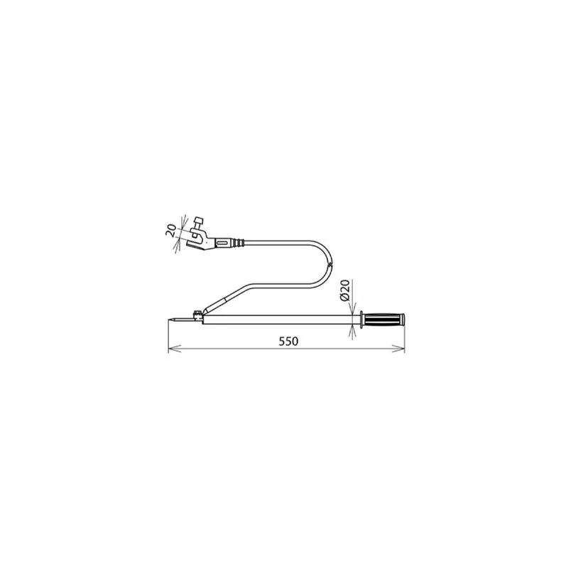 Dehn & Söhne Entladevorrichtung 758020 EV TES 465 EK 1-pol. L 465mm