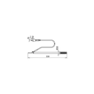 Dehn & Söhne Entladevorrichtung 758020 EV TES 465 EK 1-pol. L 465mm
