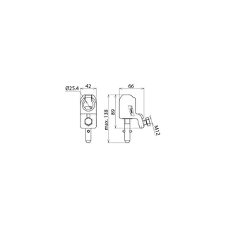 Dehn & Söhne Kugelkopfhaube 772321 KKH 25 SQ D25mm starr 25-150qmm