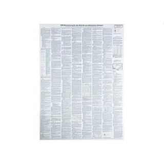 Dehn & Söhne Hinweisschild WHS AH VDEB BEA VDE-Bestimmungen