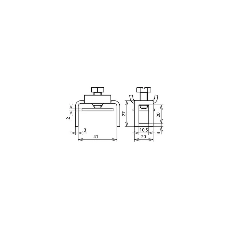 Dehn & Söhne Reihenklemme 563019 Fl -40x5mm