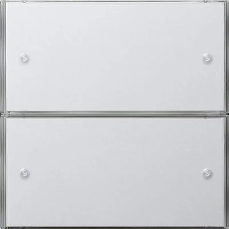 Gira Tastsensor 2022112 3 KNX Basis 2fach Flaeche rw