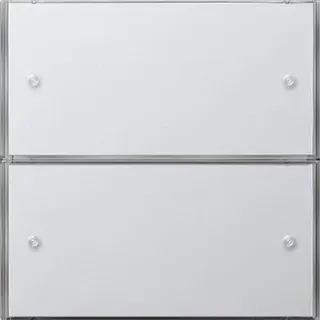 Gira Tastsensor 2022112 3 KNX Basis 2fach Flaeche rw