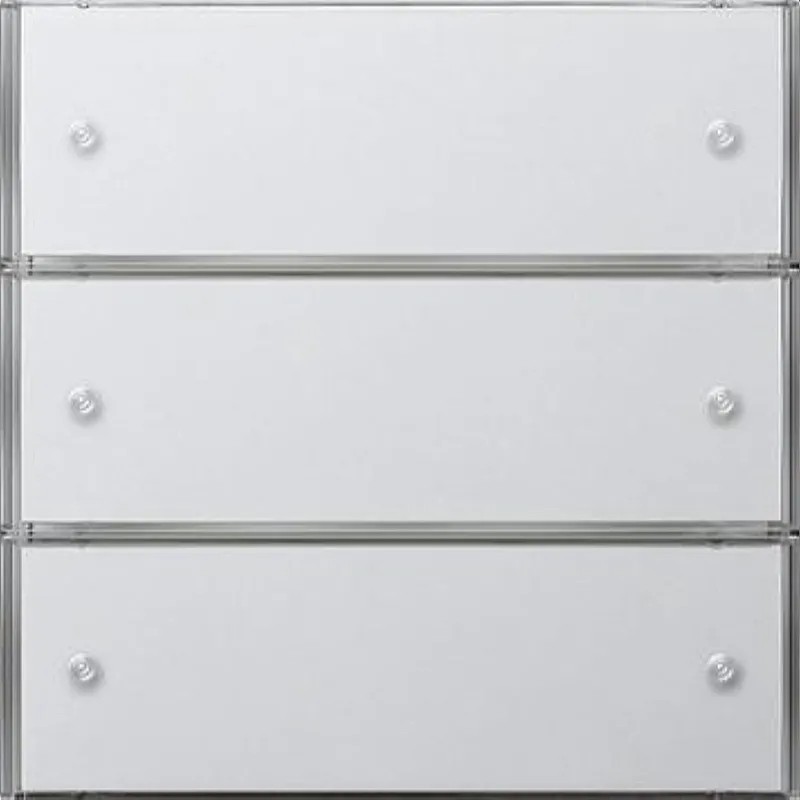 Gira Tastsensor 2023112 3 KNX Basis 3fach Flaeche rw