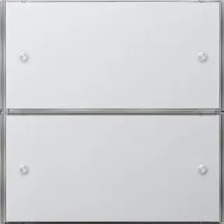 Gira Tastsensor 2032112 3 KNX Komfort 2fach Flaeche rw
