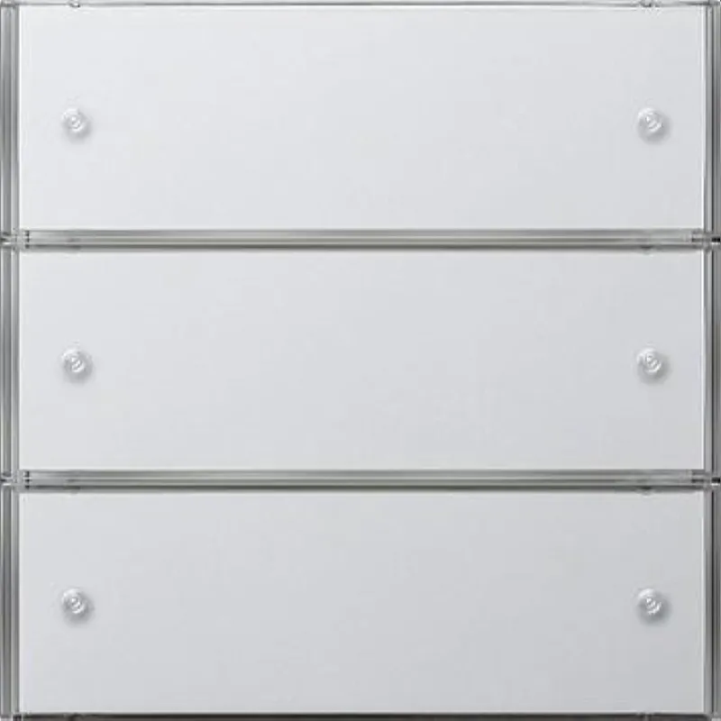 Gira Tastsensor 2033112 3 KNX Komfort 3fach Flaeche rw