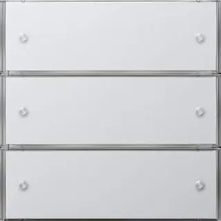 Gira Tastsensor 2033112 3 KNX Komfort 3fach Flaeche rw
