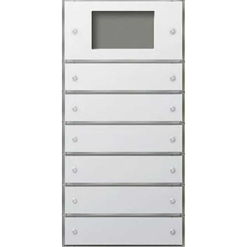 Gira Tastsensor 2046112 3 Plus 6f 2+4 Flaeche reinweiss