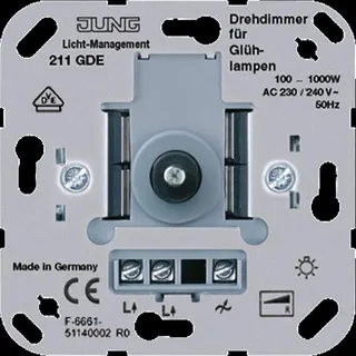 Jung Drehdimmer, 100 ... 1000 W 211GDE