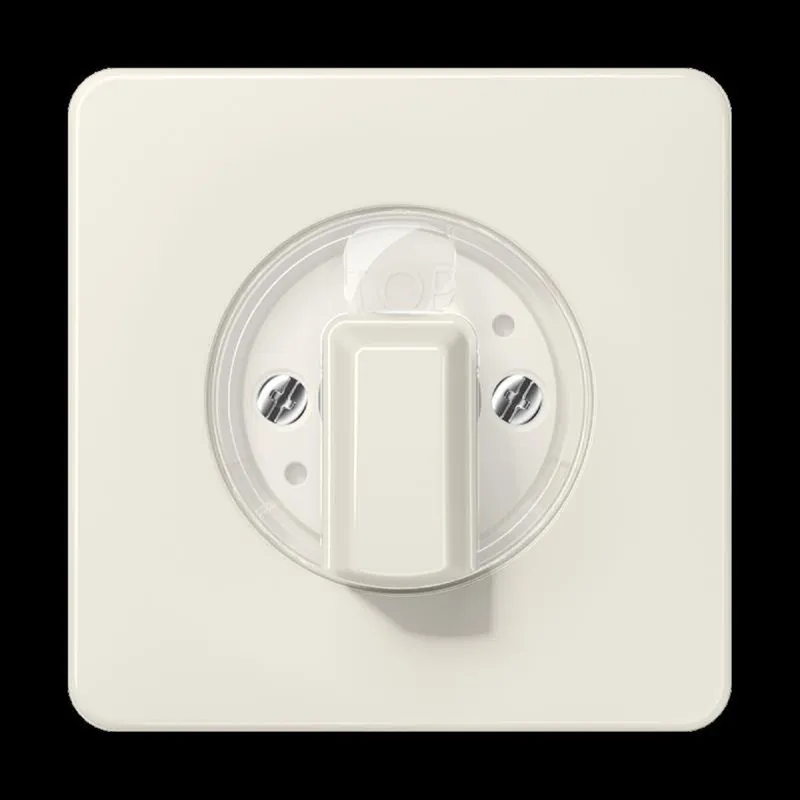 Jung Abdeckung für Drehschalter, Duroplast, Serie CD, weiß CD1541