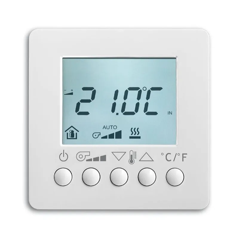Busch-Jaeger 6138/11-84 mit Display davos/studioweiss Raumtemperaturregler