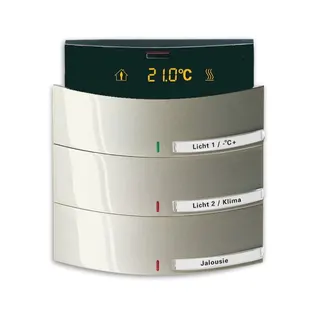 Busch-Jaeger 6321/38-79 triton 3/6fach MF/IR Raumtemperaturregler