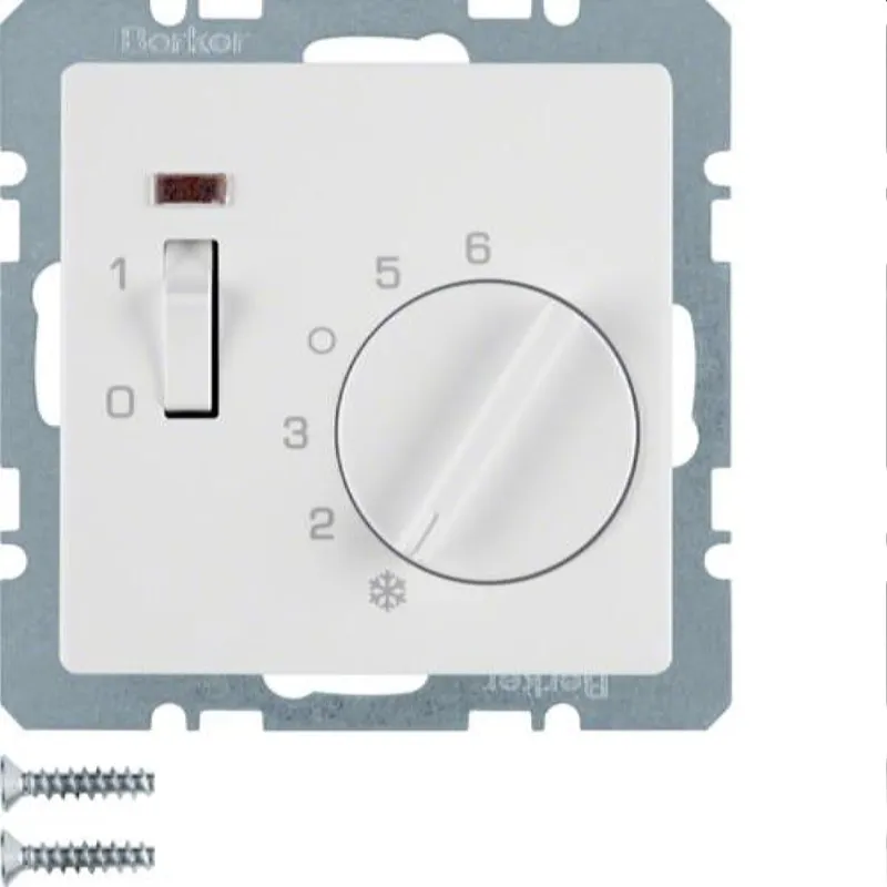 Berker Raumtemperaturregler M320306089 polarweiss samt