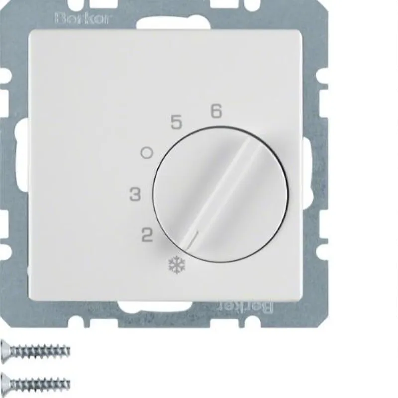 Berker Raumtemperaturregler M320266089 polarweiss samt