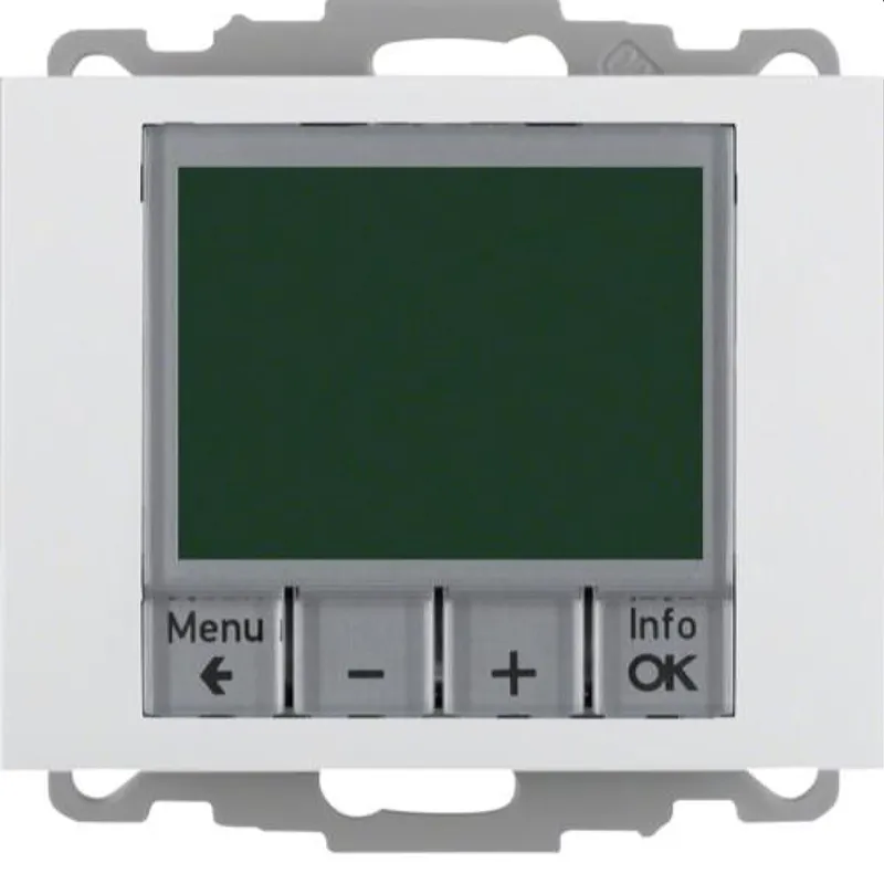Berker Raumtemperaturregler M320447109 polarweiss glaenzend