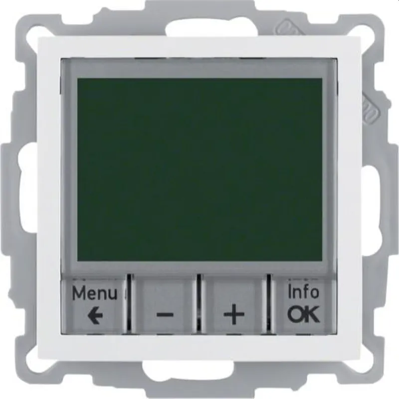 Berker Raumtemperaturregler M320448989 polarweiss glaenzend