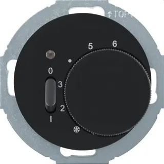 Berker Raumtemperaturregler M320302035 schwarz glaenzend