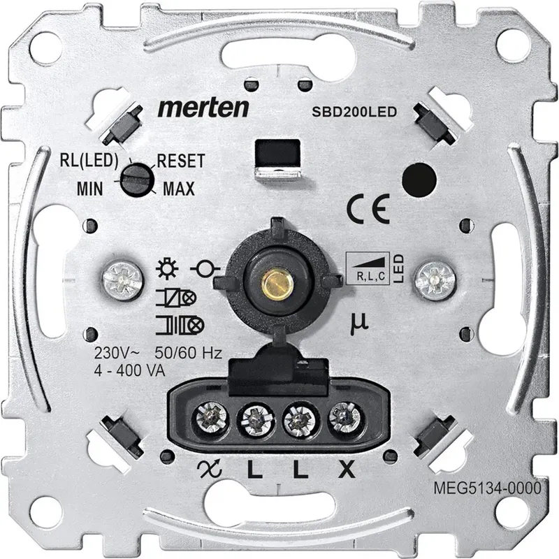 Merten Dimmereinsatz MEG5134-0000 fuer LED-Lampen