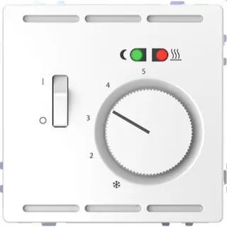 Merten Fußbodentemperaturregler 230V Lotosweiss System Design