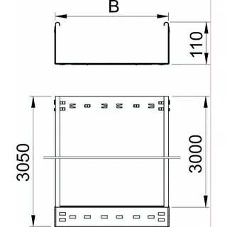 OBO Kabelrinne SKSMU 130 FS ungelocht – Bild 2