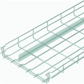 OBO Gitterrinne GRM-T 55 300 G mit 1 Trennsteg
