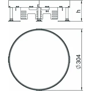 OBO Schwerlastkassette RKR2 9SL2 V2 20 blind 20 kN – Bild 2