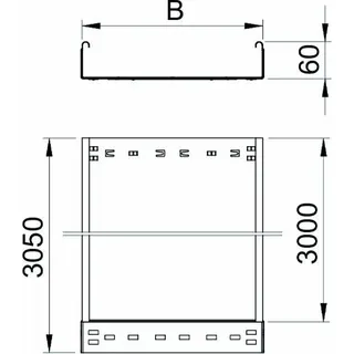 OBO Kabelrinne MKSMU 610 FS ungelocht – Bild 2