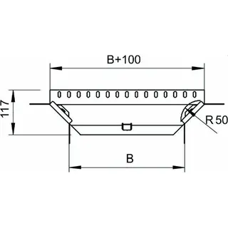 OBO Anbau-Abzweigstück RAA 810 FS 85x100mm vz – Bild 2