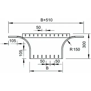 OBO Anbau-Abzweigstück RAA 860 FS 85x600mm vz – Bild 2