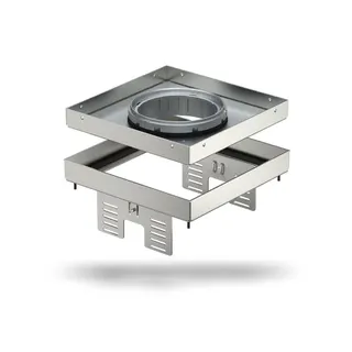 OBO Quadratische Kassette RKFN2 UZD3 4VS20 für Tubus 200x200mm