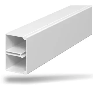 OBO Wand- und Deckenkanal WDK-N25040RW 25x40mm reinweiss