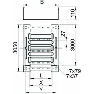 OBO Kabelrinne SKSM 110 FS 110x100mm vz – Bild 2