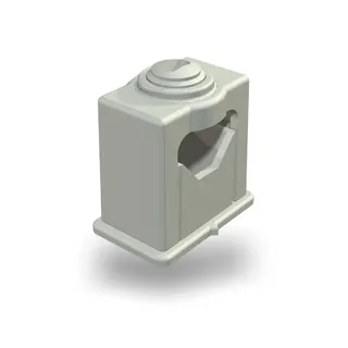 OBO Greif-ISO-Schelle 3040 6-16mm 2teilig lichtgrau