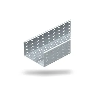 OBO Kabelrinne SKS bandverzinkt SKS 120 SKS 110x200x3000 gelocht