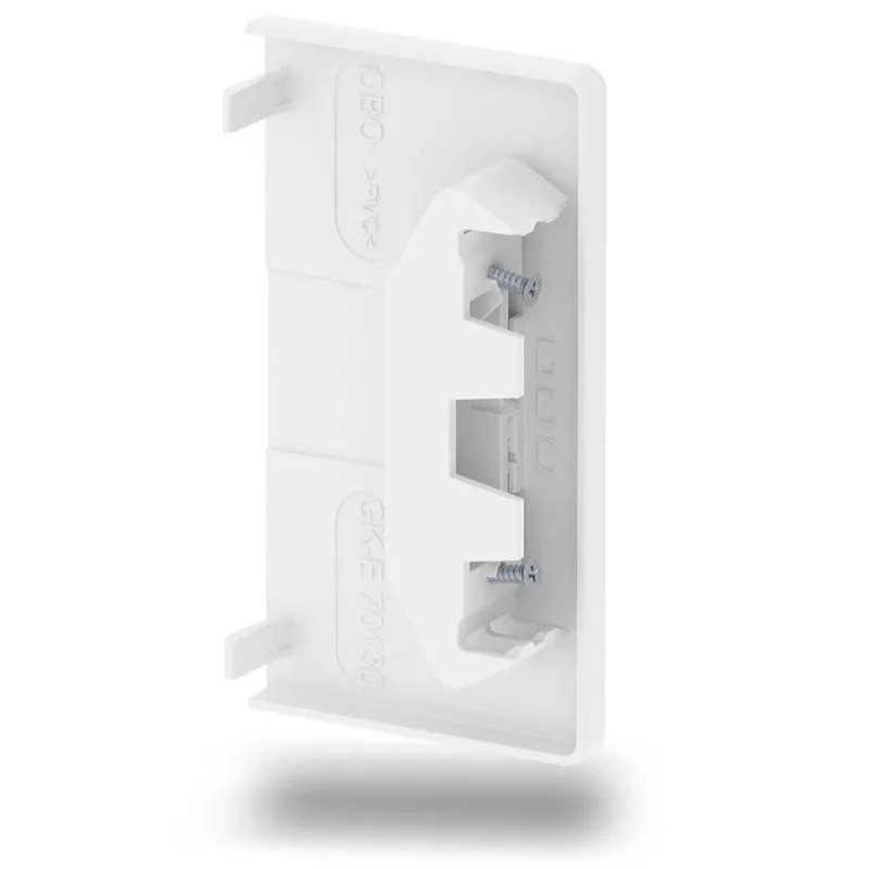 OBO Endstück GK-E70130RW reinweiss 70x130mm