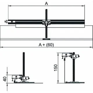 OBO Bausatz OKA-G30040150FBL links 300mm – Bild 2