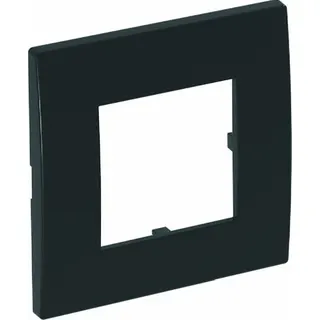 OBO Abdeckrahmen AR45-F1 SWGR Modul 45 1fach schwarzgrau – Bild 1