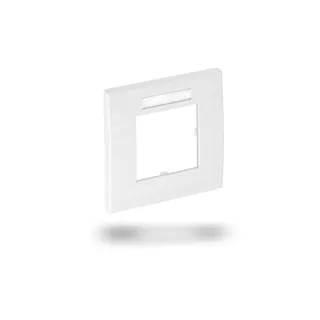 OBO Abdeckrahmen AR45-BF1 RW Modul 45 1fach reinweiss