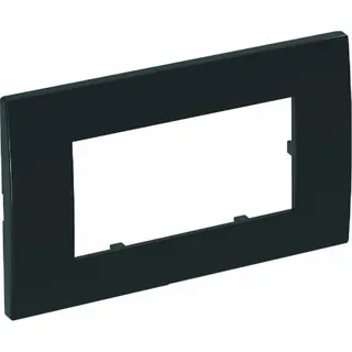 OBO Abdeckrahmen AR45-F2 SWGR Modul 45 2fach schwarzgrau – Bild 1