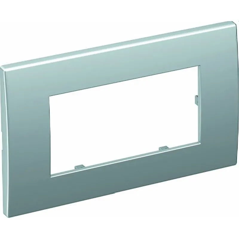 OBO Abdeckrahmen AR45-F2 AL Modul 45 2fach alu lackiert