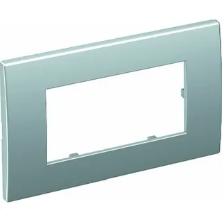 OBO Abdeckrahmen AR45-F2 AL Modul 45 2fach alu lackiert