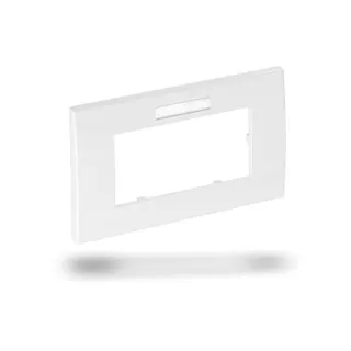 OBO Abdeckrahmen AR45-BF2 RW Modul 45 2fach reinweiss