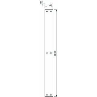 OBO Deckel mit Drehriegel AZDMD 150 FT 153x3000 – Bild 2