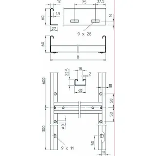 OBO Steigeleiter mittelschwer SLL 650 CPS 4 mit CPS-Sprosse – Bild 2