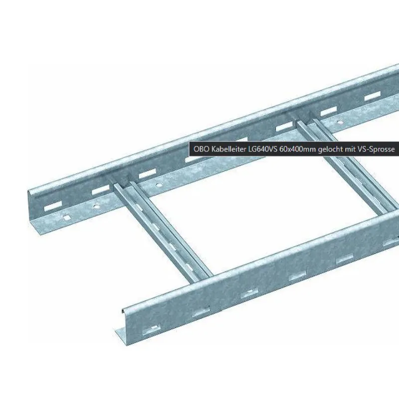 OBO Kabelleiter LG640VS 60x400mm gelocht mit VS-Sprosse