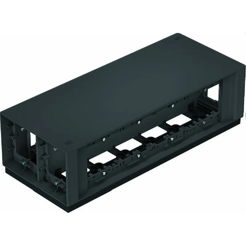 OBO Telitank T12L/00C/9011 schwarz 375x154x109mm
