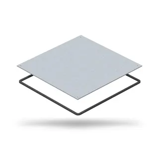 OBO Blinddeckel DUF350-2 UZD350-2/3 383x383mm