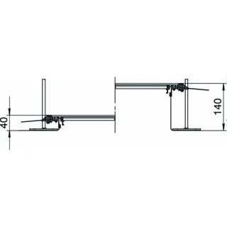 OBO Kanaleinheit estrichbündig OKA-G20040140 200x140 blind – Bild 2