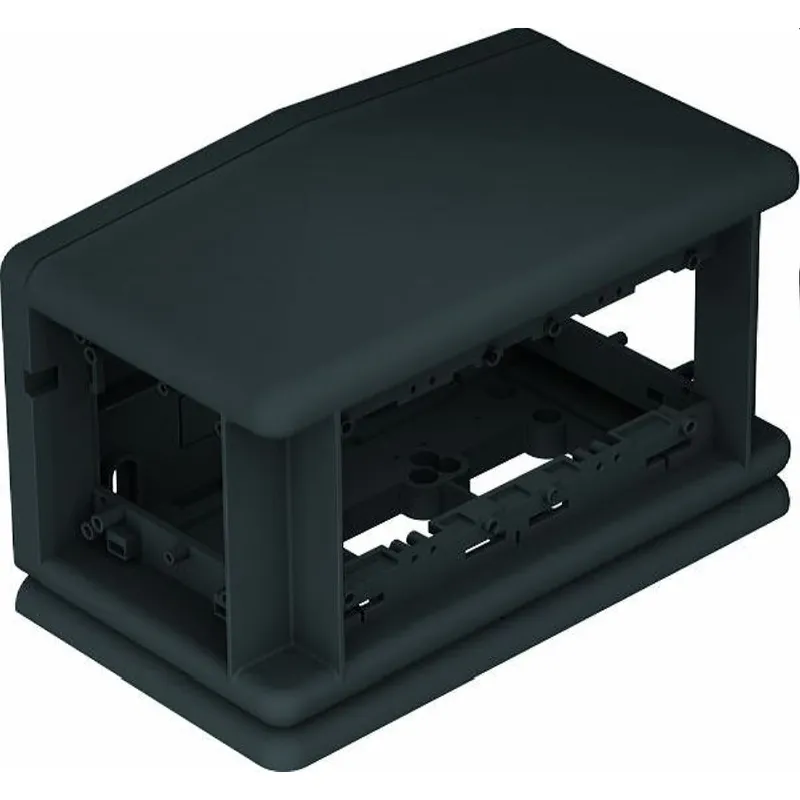 OBO Telitank T4L00C/9011 schwarz 225x125x125mm